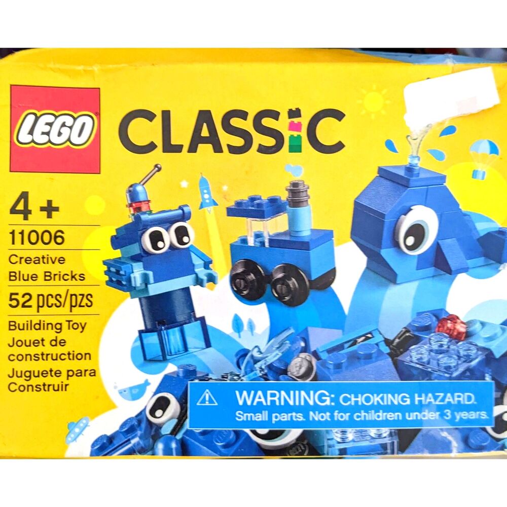 Lego Classic 11006 Creative Blue Bricks 52 pcs Building Toy NWT